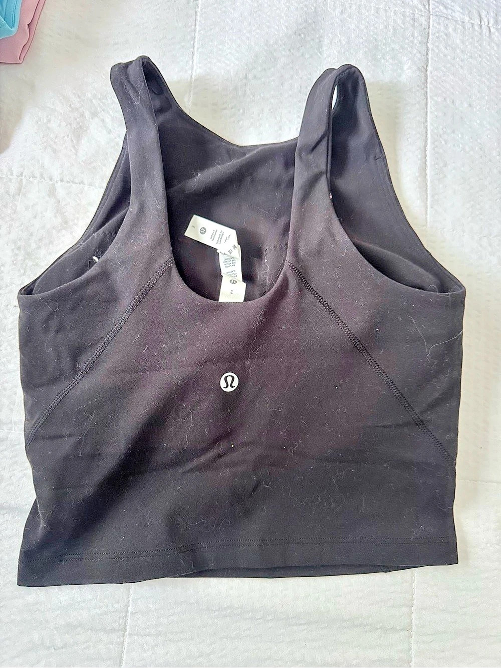 lululemon Tank Top in Black Size 2
